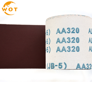 Rouge Oxyde D'aluminium Rouleau De Tissu Abrasif <span class=keywords><strong>Toile</strong></span> Émeri Pour Broyage Métal - Product Image 2