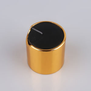 Vendita calda 20 24 28mm metallo alluminio disco tappo a vite lozione Shampoo balsamo per capelli coperchi bottiglia di qualità Premium - Product Image 2