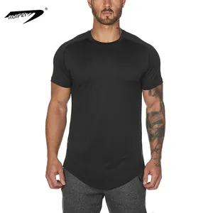 T-shirt de Sport pour hommes, séchage rapide, serré, mode 2019
