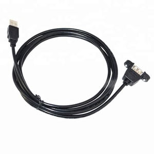 Cavo di <span class=keywords><strong>Prolunga</strong></span> <span class=keywords><strong>USB</strong></span> da Maschio a Femmina con Montaggio a Pannello, Lunghezze 0.3M 1M 1.5M 8M 10M, 2.0A - Product Image 3