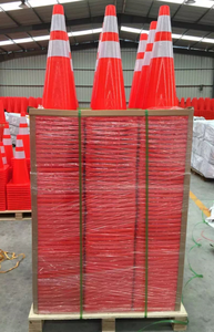 28 "थोक हॉट सेलिंग सड़क सुरक्षा सुविधा उच्च दिखाई देने वाली पीवीसी ट्रैफिक शंकु ट्रैफिक जाम थोक - Product Image 4