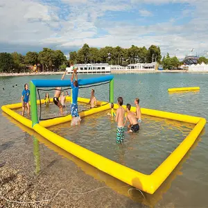 Надувные плавающие водные пляжные волейбольные площадки