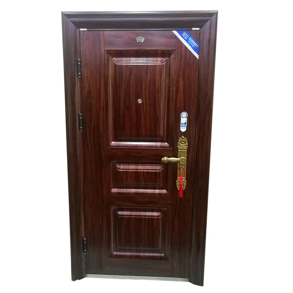 Porte d'entrée classique en acier, Hotian, conception de porte d'entrée, kerala de protection, usine chinoise