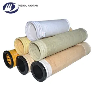 Endüstriyel toz toplayıcı filtre torbaları Polyester olmayan dokuma çanta cep filtresi 750-800 Haitian 40 ~ 60 HAOTIAN