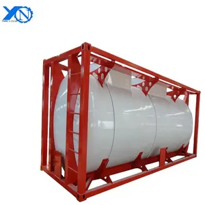 Tank Container Diesel 20ft Standar ISO Oil Storage Tank/40ft Kontainer Tangki Bahan Bakar, 40 Ft ISO Tanker Bahan Bakar Wadah