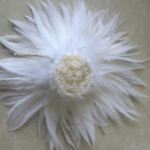 Venta al por mayor <span class=keywords><strong>blanco</strong></span> blanqueado Gallo hackle de plumas - Product Image 5