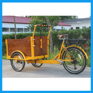 250 W Familia Inversa Triciclo De Carga Eléctrica 7 Marchas en Bicicleta a la Venta - Product Image 4