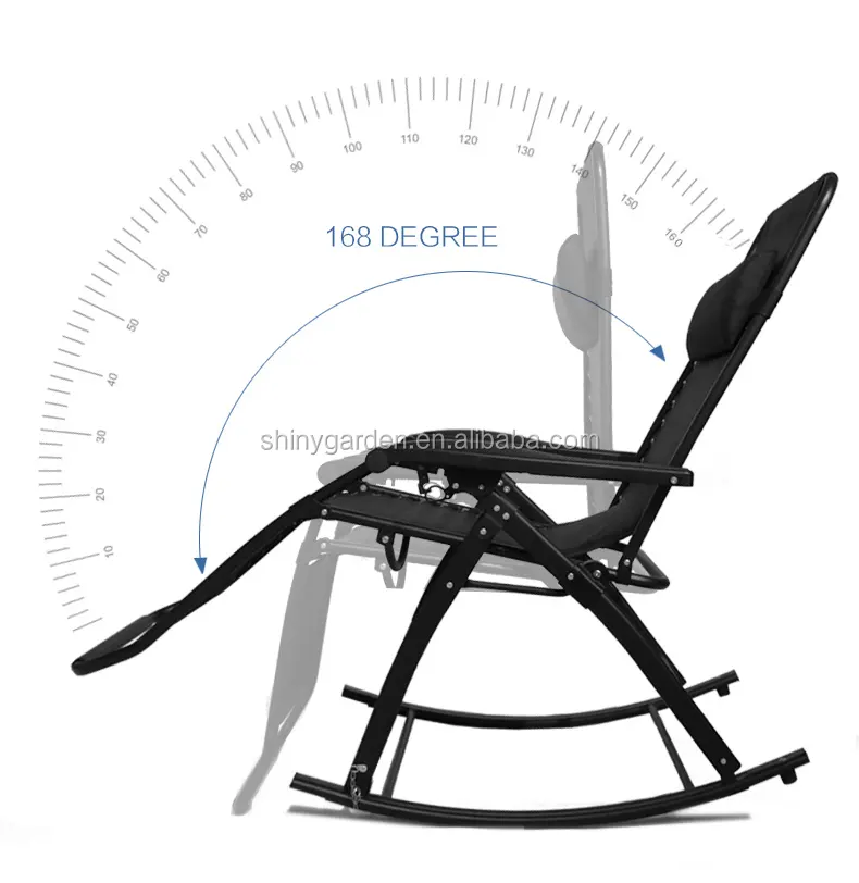 Lowes mecedora sillón reclinable muebles al aire libre la gravedad cero Silla de salón a