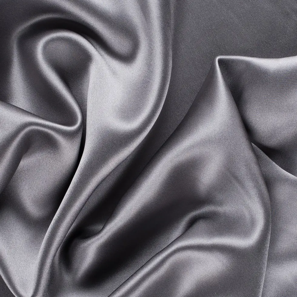 Wholesale High Quality 100% Pure Silk Fabric 16mm 114cm in Stock Crepe Silk Fabric