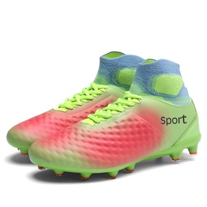 Último diseño botas ligeras zapatillas de moda Casual deporte fútbol zapatos EVA PU goma <span class=keywords><strong>Cr7</strong></span> fútbol zapatos malla reembolsable - Product Image 5