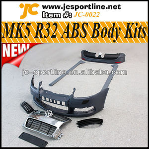 Kits de corps mk5 r32 r32 style. chocs. abs kits <span class=keywords><strong>carrosserie</strong></span> pour vw golf v mk5 R32 Kit <span class=keywords><strong>carrosserie</strong></span> - Product Image 1