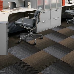 Carrelage de Moquette en PP à Rayures Dégradées, Moquette pour Hôtel, Salon - Product Image 2