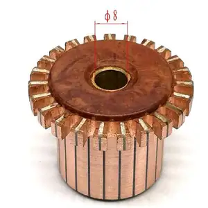 Di alta qualità OD28 * ID15.6 * L27.5-23 segmento auto starter armature motore a collettore, pezzi di ricambio