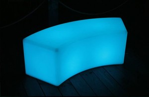 Largo LED taburete al aire libre muebles para fiestas LED Silla de bar LED banco de iluminación de sofá - Product Image 2