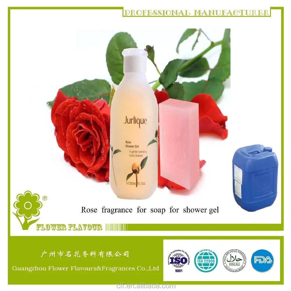 Rose aroma untuk sabun untuk deterjen pencuci piring, baik bau dan quailty tinggi