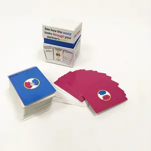 Free sample wholesale custom poker card game set children playing card game set game card custom