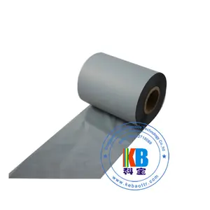 Waterproof Anti-scratch Printer 110x300m Grey Resin Barcode Printer Ribbon for garment label