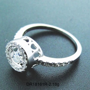 925 Sterling Silber Cubic Zirkon Tanzen Diamant CZ Ringe - Product Image 3