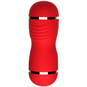 Kunst gummi Silikon realistische Vagina Pussy Tasche Mastur bator Tasse Doppel kanal männlich Homosexuell Ejakulator Sexspielzeug - Product Image 4