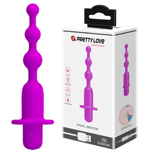 Volwassen Seksspeeltjes Siliconen Anale Vibrator Vaginale Butt Plug Anale Kralen Seksspeeltjes Kogel Vibrator Voor Vrouwen Paars