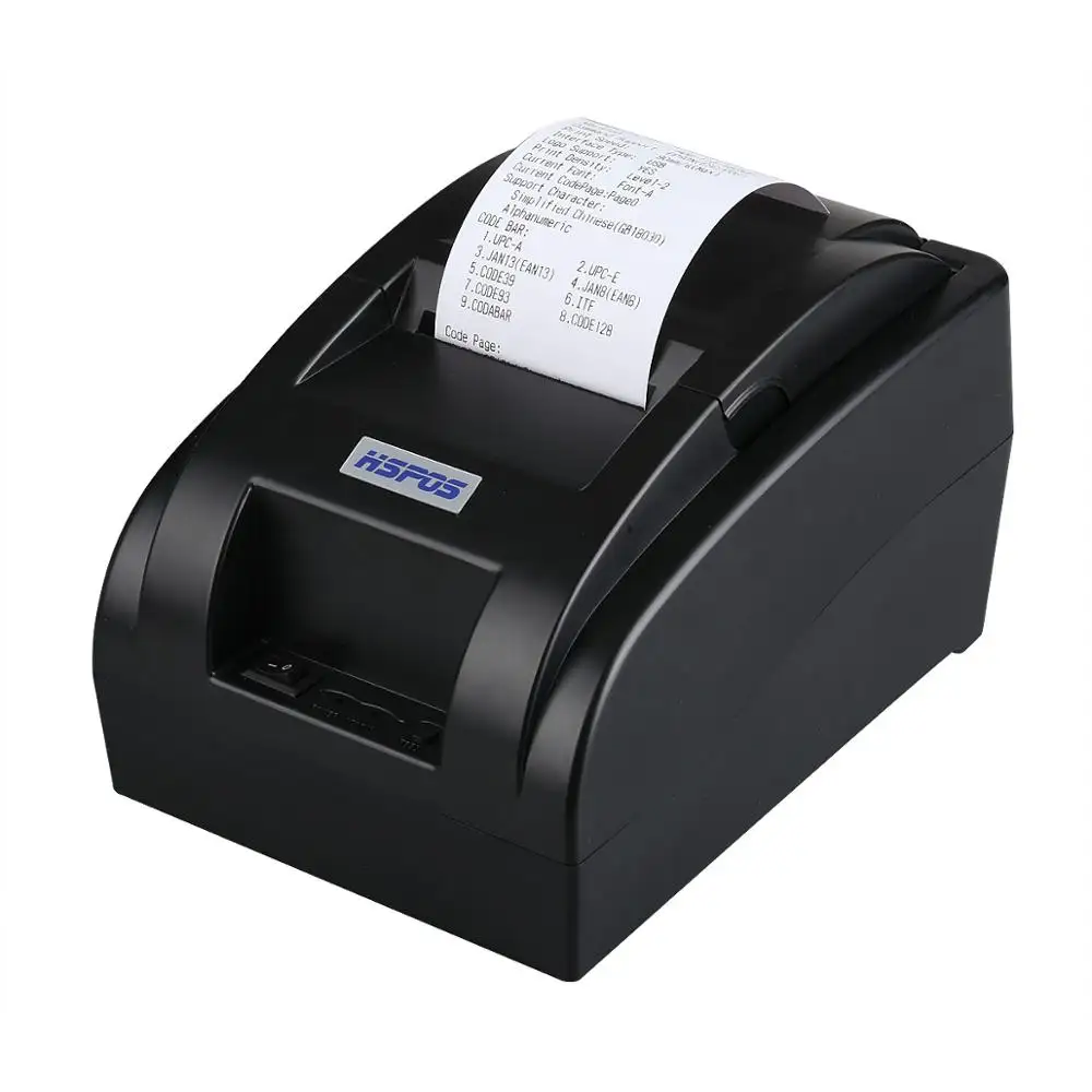 Desktop quality 2 inch thermal receipt printer with android and IOS pos slip machine usb interface 58HUAI