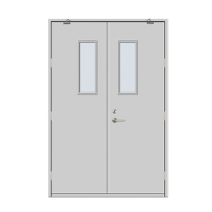 Di alta qualità 2/1.5/1 ore tagliafuoco in metallo in acciaio porte in metallo <span class=keywords><strong>porta</strong></span> d'ingresso con bussare giù telaio - Product Image 4