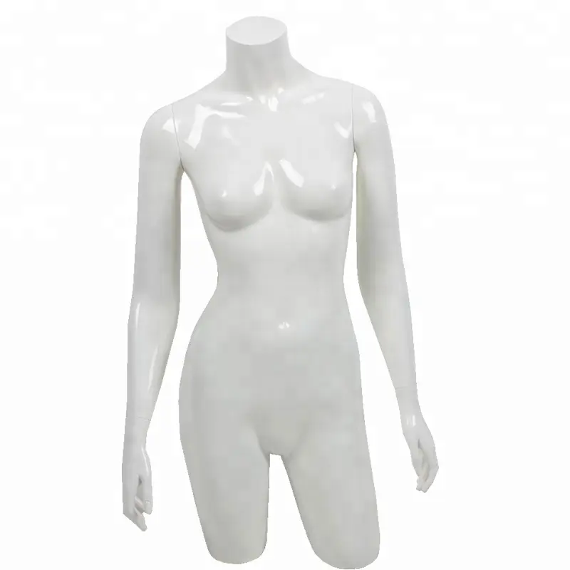 Mode Fiberglas Torso weiblichen Oberkörper Display männliche Schaufenster puppe Büste zum Verkauf