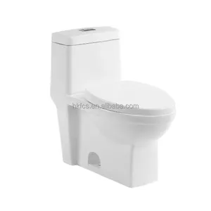 HET Elongated One-Piece Toilet, ADA Dual-flush Water Closet 3091