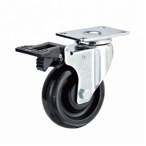 Leitfähige anti statische ESD-drehbare <span class=keywords><strong>PU</strong></span>-Rollen mit mittlerer Beans pru chung für Wagen - Product Image 3