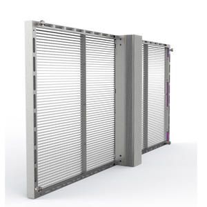 Large Building Glass <strong>Curtain</strong> Wall Advertisement HD <strong>LED</strong> Transparent Display <strong>Screen</strong> 3.9mm