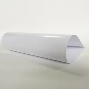 Rollo de lámina de PVC blanco extruido, tamaño A4, 1mm, para impresión