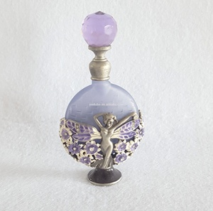 Bouteille de <span class=keywords><strong>parfum</strong></span> de fée d'ange en métal, flacon vide en verre, pour décoration, Essential, rechargeable, 8ml, n ° 59116, 10 pièces - Product Image 4
