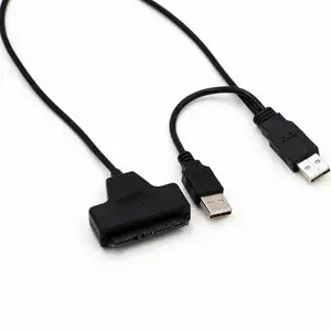 USB 3.0转SATA适配器转换器，用于3.5硬盘2.5 SSD硬盘25厘米黑色高品质Cabletolink 2019