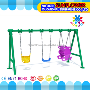 <span class=keywords><strong>Los</strong></span> niños de plástico equipos de multa al aire libre columpio columpio seis personas asientos - Product Image 4