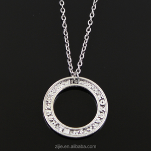 Aleación Collar de plata círculo siempre en <span class=keywords><strong>mi</strong></span> corazón COLLAR COLGANTE collar de joyería de moda - Product Image 2