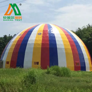 Tenda a Cupola Geodetica in Vetro Riscaldato di 6m di Diametro, Tenda per Campeggio e Feste - Product Image 6
