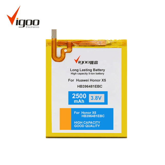 OEM 3.8V Original Rechargeable Spice Mobile Phone Lithium-ion Standard Battery for Huawei Honor X5 HB396481EBC