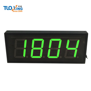 <span class=keywords><strong>4</strong></span>-cijferige 5 Inch Indoor <span class=keywords><strong>Led</strong></span> Countdown Klokdagen Tellen Muurklok Op - Product Image 2