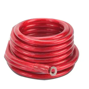 Rood batterij kabel transparante PVC auto auto kabel van 0AWG 1AWG 2AWG 4AWG 6AWG 8AWG 10AWG 12AWG 14AWG 16AWG 18AWG