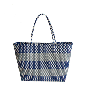 Borsa da Spiaggia in Materiale Naturale per il Tempo Libero all'Aperto, Borsa a Tracolla Intrecciata in PP Fatta a Mano - Product Image 2