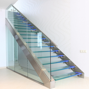 Innen-Glasbalustrade Gehärtete Glas-Treppenstufen - Product Image 3