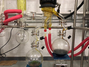 Acero inoxidable <span class=keywords><strong>3</strong></span> "borrado película Camino corto de destilación Molecular equipos para aceite de cáñamo de concentración - Product Image 5