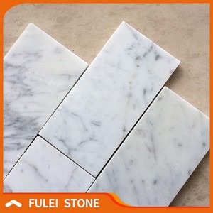 Pulido Carrara italiano blanco carrera de mármol backsplash <span class=keywords><strong>Metro</strong></span> azulejo - Product Image 3
