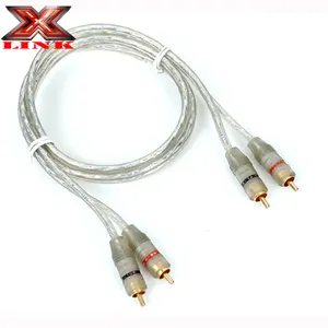 9.99% oxy Miễn Phí Đồng 17ft 2-kênh RCA cáp âm thanh xoắn đôi với giảm tiếng ồn