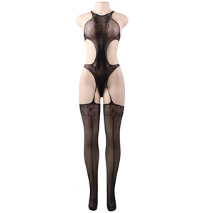 Plus Size Dikke Vrouwen Bloemenpatroon Transparant Erotisch Volledig Nylon Groothandelsprijs <span class=keywords><strong>Sexy</strong></span> Lingerie Kousenband <span class=keywords><strong>Bodystocking</strong></span>