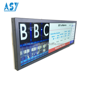 Pantalla <span class=keywords><strong>LCD</strong></span> de Barra Estirada para Publicidad, Video Wall para Autobús, Señalización Digital Montada en Pared, Pantalla <span class=keywords><strong>LCD</strong></span> Tipo Tótem - Product Image 2