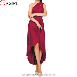 Abiti da <span class=keywords><strong>Damigella</strong></span> Convertibili a Vita Alta-Bassa con Motivo Infinity Personalizzati per <span class=keywords><strong>Matrimonio</strong></span> 2025 - Product Image 2