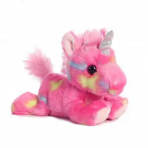 7 ''ตุ๊กตาตุ๊กตาน่ารัก Rainbow Unicorn ของเล่น