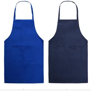 BSCI fábrica produção de venda quente poliéster avental impressão logotipo avental