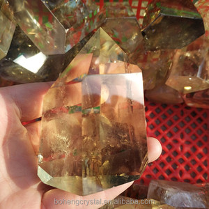 Cristal citrine naturel, 10 pièces, quartz, points cassés, baguettes en cristal à six côtés - Product Image 4